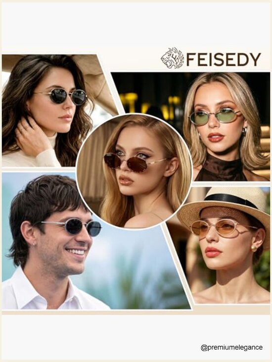 Polarized Oval Metal UV400 Protection Sunglasses Retro Vintage TR90 Shades